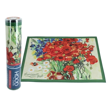 Podkładka na stół - V. van Gogh, Wazon z stokrotkami i Makami (CARMANI)