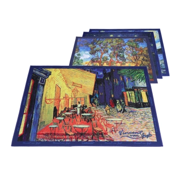 Kpl. 4 podkładek na stół - V. van Gogh, mix 1 (CARMANI)