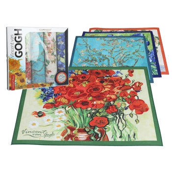 Kpl. 4 podkładek na stół - V. van Gogh, mix 2 (CARMANI)