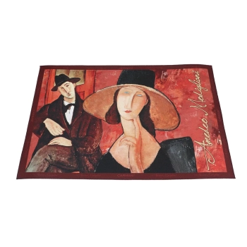 Kpl. 4 podkładek na stół - A. Modigliani, mix 3 (CARMANI)