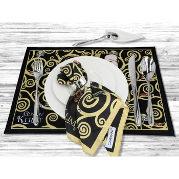 Podkładka na stół - G. Klimt, Oczekiwanie, Drzewo życia (CARMANI)