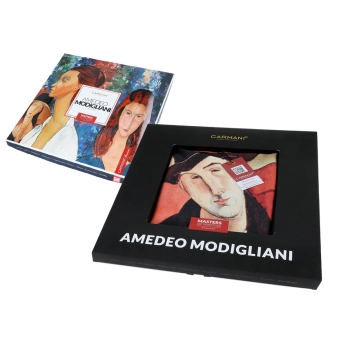 Chusta - A. Modigliani, Kobieta w kapeluszu i Mario Varvogli (CARMANI)