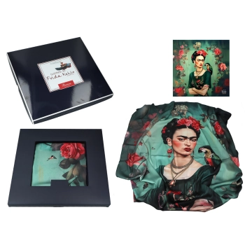 Chusta - Inspirowana malarstwem F. Kahlo (CARMANI)