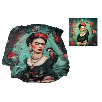 Chusta - Inspirowana malarstwem F. Kahlo (CARMANI)