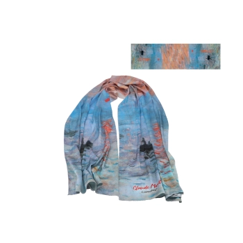 Szal - C. Monet, Wschód słońca (CARMANI)