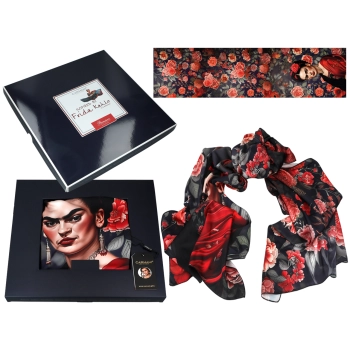 Szal - Inspirowany malarstwem F. Kahlo (CARMANI)