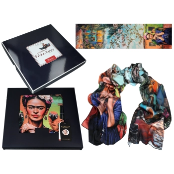 Szal - Inspirowany malarstwem F. Kahlo (CARMANI)