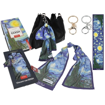 Przywieszka do torebki - V. van Gogh, Gwiaździsta Noc (CARMANI)