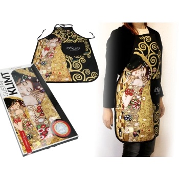 Fartuszek kuchenny - G. Klimt, Pocałunek, Drzewo życia (CARMANI)
