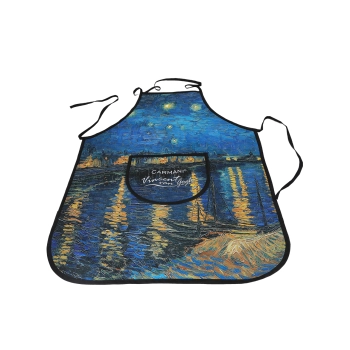 Fartuszek kuchenny - V. van Gogh, Gwiaździsta Noc nad Rodanem (CARMANI)
