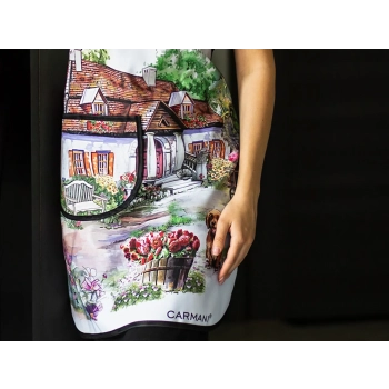Fartuszek kuchenny - Village Life, Biały Dworek (CARMANI)
