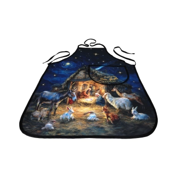 Fartuszek kuchenny - inspirowany malarstwem van Gogha, Boże Narodzenie (CARMANI)