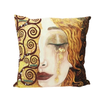 Poduszka z wypełnieniem/suwak - G. Klimt, Złote łzy (CARMANI)