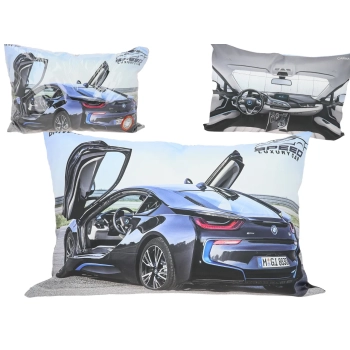 Poduszka z wypełnieniem/suwak - Classic & Exclusive, BMW i8 (CARMANI)