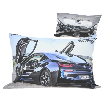Poduszka z wypełnieniem/suwak - Classic & Exclusive, BMW i8 (CARMANI)
