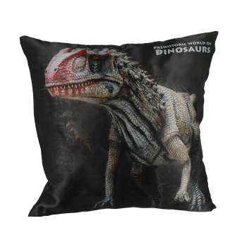 Poduszka z wypełnieniem/suwak - Prehistoric  World of Dinosaurs (CARMANI)