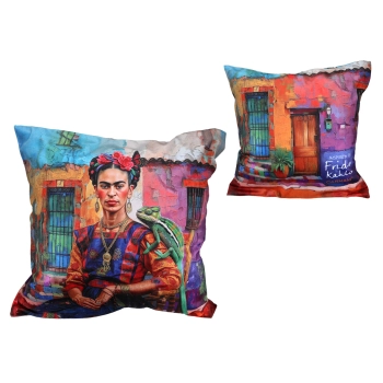 Poduszka z wypełnieniem/suwak - F. Kahlo (CARMANI)