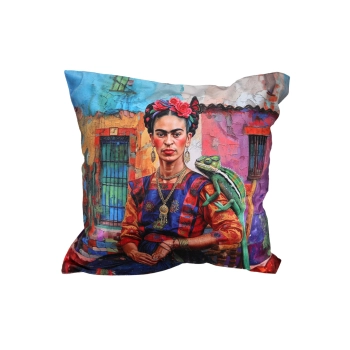 Poduszka z wypełnieniem/suwak - F. Kahlo (CARMANI)