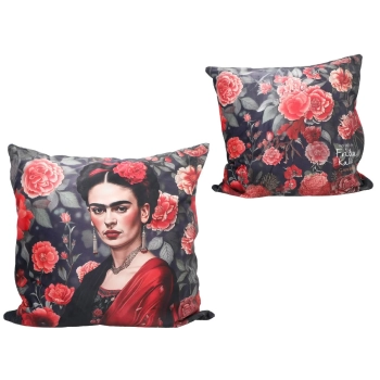 Poduszka z wypełnieniem/suwak - inspirowane malarstwem F. Kahlo (CARMANI)