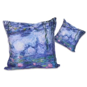 Poduszka z wypełnieniem/suwak - C. Monet, Lilie wodne III (CARMANI)