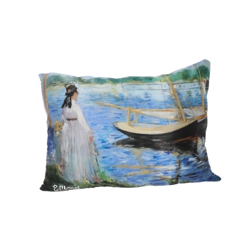 Poduszka z wypełnieniem/suwak - E. Manet (CARMANI)