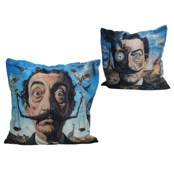 Poduszka z wypełnieniem/suwak - inspirowana malarstwem S. Dali (CARMANI)