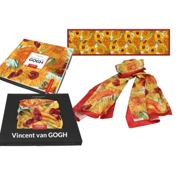 Szal - V. van Gogh, Słoneczniki (CARMANI)
