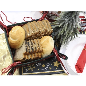 Koszyk na pieczywo mały - Boże Narodzenie (CARMANI)