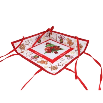 Koszyk na pieczywo mały - Boże Narodzenie (CARMANI)