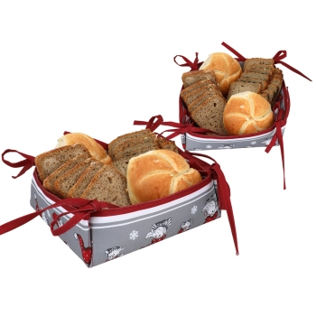 Koszyk na pieczywo mały - Boże Narodzenie (CARMANI)