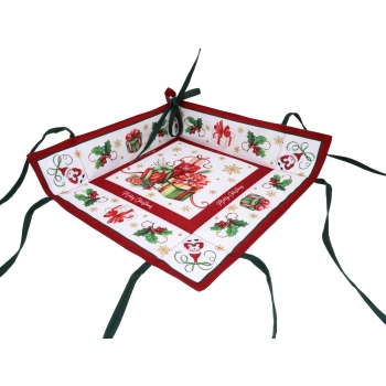 Koszyk na pieczywo mały - Boże Narodzenie (CARMANI)