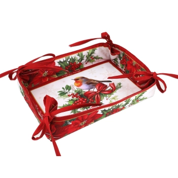 Koszyk na pieczywo duży - Boże Narodzenie (CARMANI)