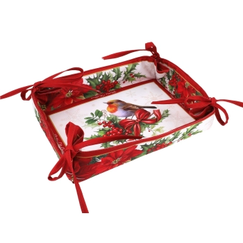 Koszyk na pieczywo duży - Boże Narodzenie (CARMANI)