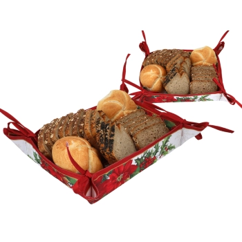 Koszyk na pieczywo duży - Boże Narodzenie (CARMANI)