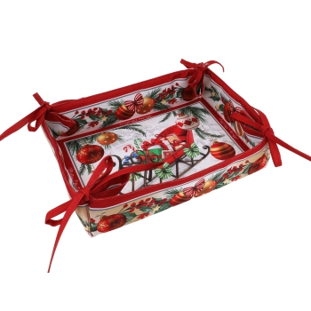 Koszyk na pieczywo duży - Boże Narodzenie (CARMANI)