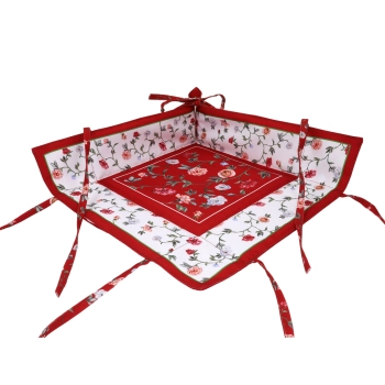 Koszyk na pieczywo mały - Kwiaty (CARMANI)