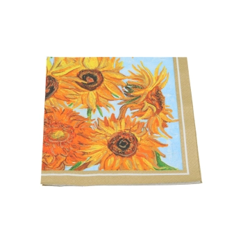 Serwetki papierowe 20szt. - V. van Gogh, Słoneczniki (CARMANI)