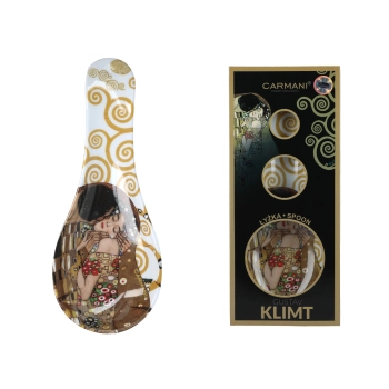 Łyżka na sztućce - G. Klimt, Pocałunek + Drzewo życia (CARMANI)