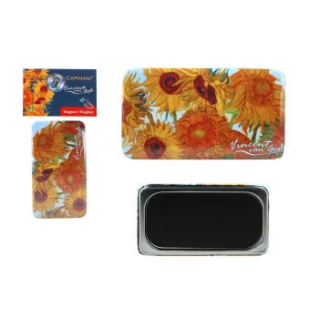 Magnes prostokątny - V. van Gogh, Słoneczniki (CARMANI)