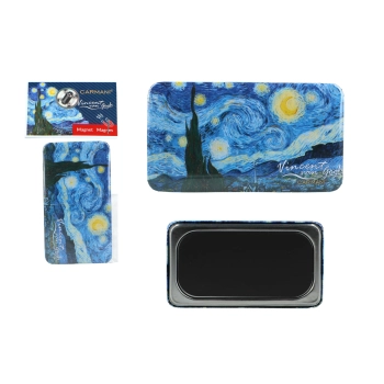 Magnes prostokątny - V. van Gogh, Gwiaździsta Noc (CARMANI)