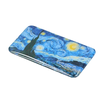 Magnes prostokątny - V. van Gogh, Gwiaździsta Noc (CARMANI)
