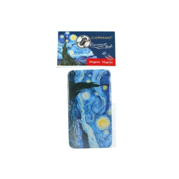 Magnes prostokątny - V. van Gogh, Gwiaździsta Noc (CARMANI)