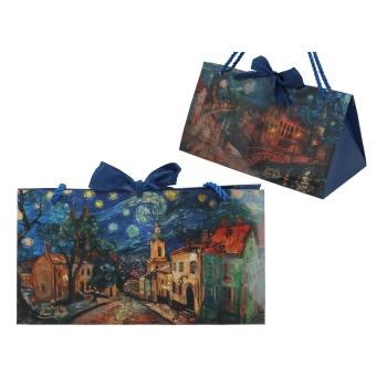 Kpl. 6 torebek ozdobnych - Inspirowane malarstwem V. van Gogh (CARMANI)