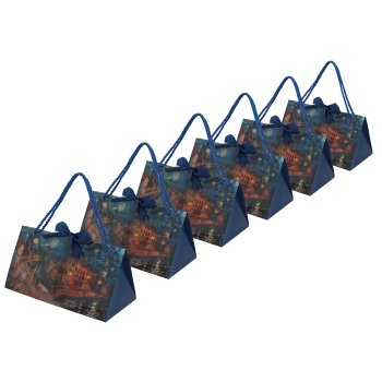 Kpl. 6 torebek ozdobnych - Inspirowane malarstwem V. van Gogh (CARMANI)