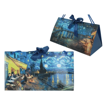 Kpl. 6 torebek ozdobnych - Inspirowane malarstwem V. van Gogh (CARMANI)