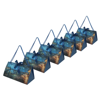 Kpl. 6 torebek ozdobnych - Inspirowane malarstwem V. van Gogh (CARMANI)