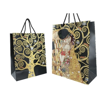 Torebka prezentowa - G. Klimt, Pocałunek (CARMANI)