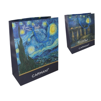 Torebka prezentowa - V. van Gogh, Gwiaździsta Noc, Rodan (CARMANI)