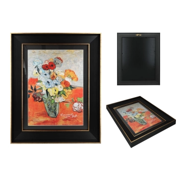 Obraz - V. van Gogh, Róże i zawilce