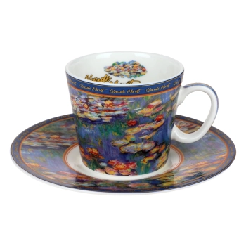 Filiżanka espresso - C. Monet, Lilie wodne (CARMANI)